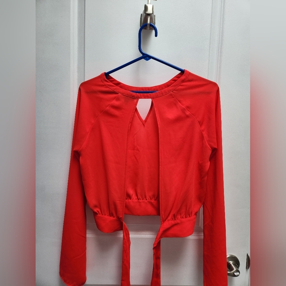 EXPRESS Long Sleeve Crop Top - Picture 4 of 6